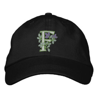Casquette Brodée Monogramme initial F