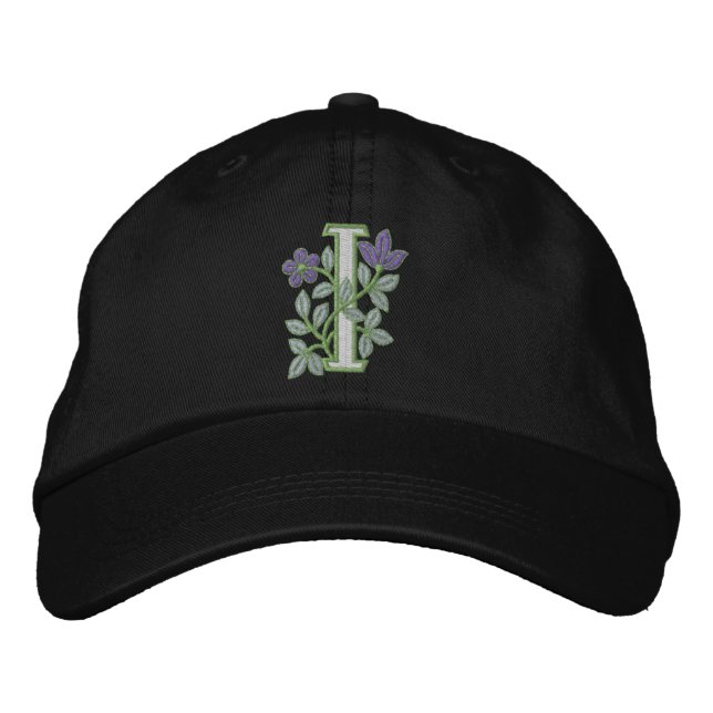 Casquette Brodée Monogramme initial I (Devant)