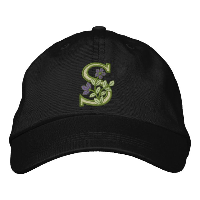 Casquette Brodée Monogramme initial S (Devant)