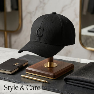 Casquette Brodée Monogramme personnalisé élégant et tendance