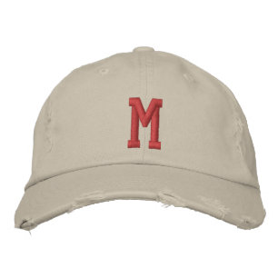 Casquette Brodée Monogramme personnalisé initiale gras