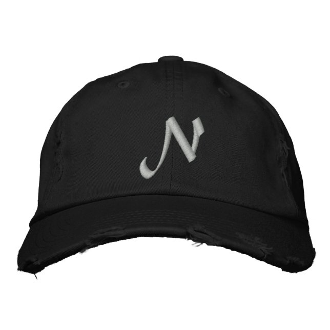 CASQUETTE BRODÉE MONOGRAMMES (Devant)