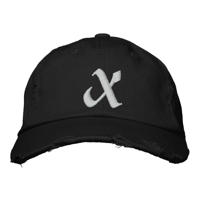 CASQUETTE BRODÉE MONOGRAMMES (Devant)