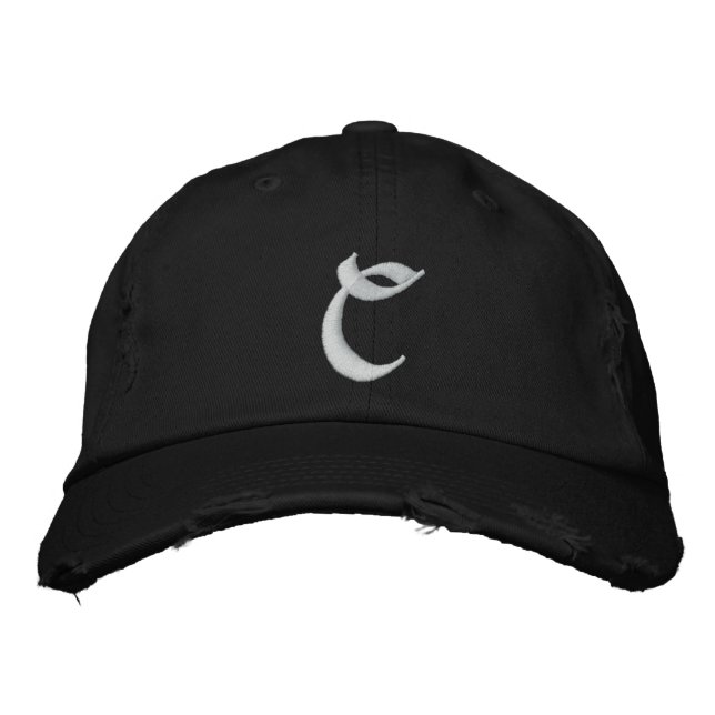 CASQUETTE BRODÉE MONOGRAMMES (Devant)