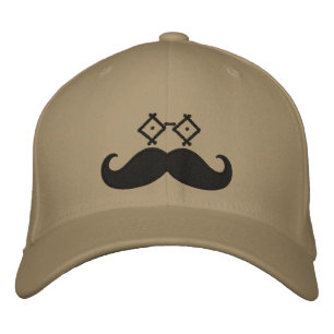 Casquette Brodée Moustache Eyeware