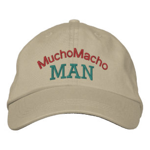 Casquette Brodée Mucho Macho Man par SRF