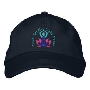 Casquette Brodée Namaste Lotus Om Yoga Pose brodé