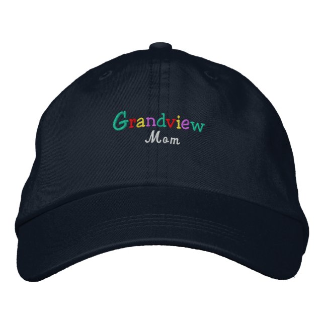 Casquette Brodée Namedrop Nation_Grandview Maman multicolore (Devant)
