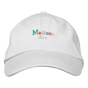 Casquette Brodée Namedrop Nation_Madison Maman Multicolore