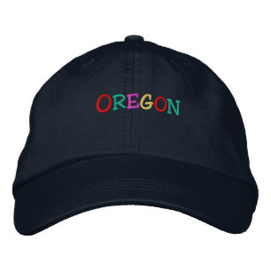 Casquette Brodée Namedrop Nation_Oregon multicolore