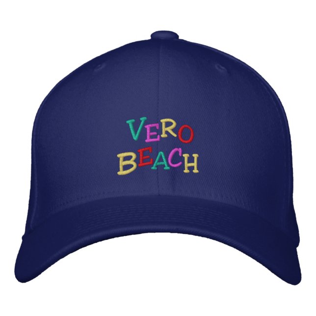 Casquette Brodée Namedrop Nation_Vero Beach multicolore (Devant)