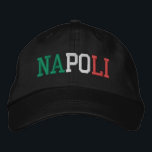 Casquette Brodée NAPOLI "Naples" Italie Drapeau Couleurs Vert Blanc<br><div class="desc">NAPOLI "Naples" Ville italienne brodée avec Italie Drapeau Couleurs Vert Blanc et Rouge sur casquette en coton noir. Fait un cadeau merveilleux pour quiconque adore le beau pays de l'Italie!</div>