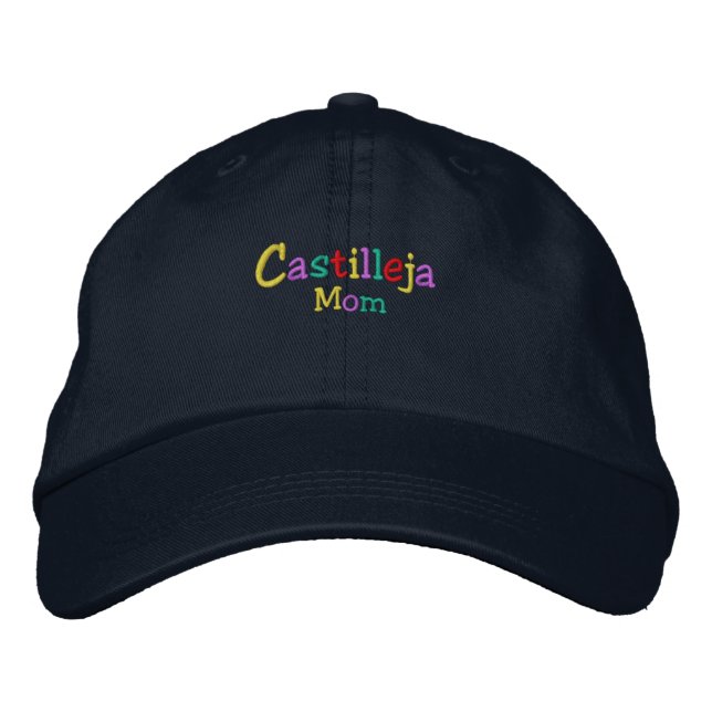 Casquette Brodée Nation_Castilleja Maman multicolore (Devant)