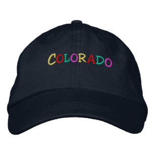 Casquette Brodée Nation_Colorado multicolore