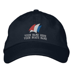 Casquette Brodée Navigateur moderne capitaine de yacht