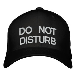 CASQUETTE BRODÉE NE PAS PERTURBER