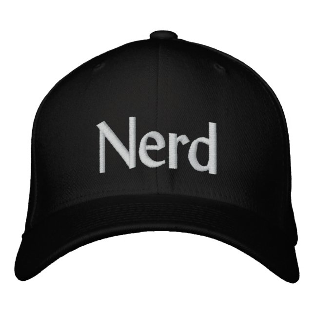 Casquette Brodée Nerd (Devant)