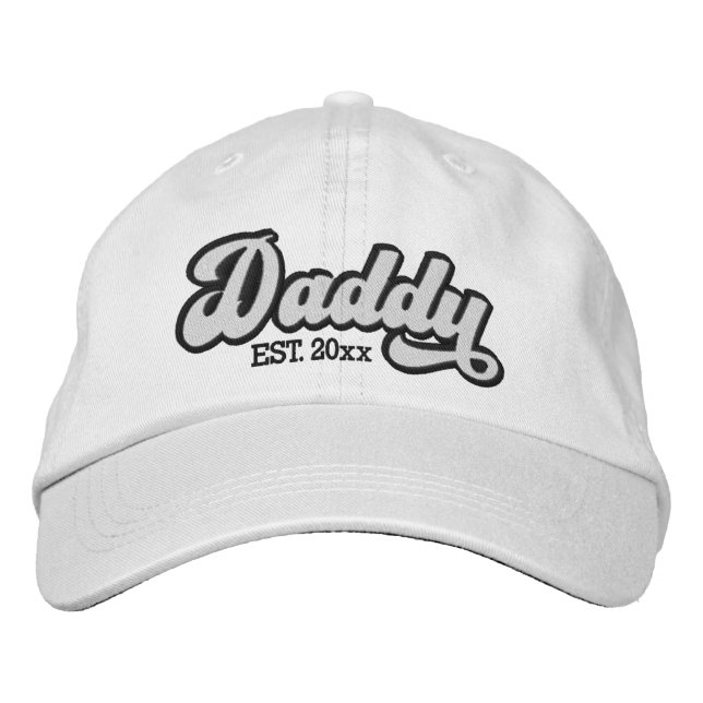 Casquette Brodée New Daddy Established Personalized (Devant)