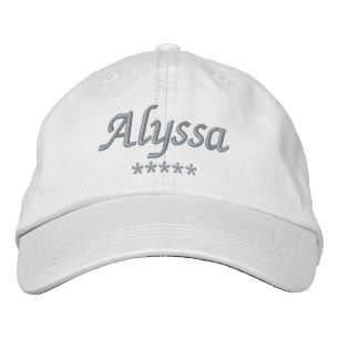 Casquette Brodée Nom Alyssa