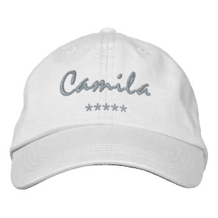 Casquette Brodée Nom de Camila