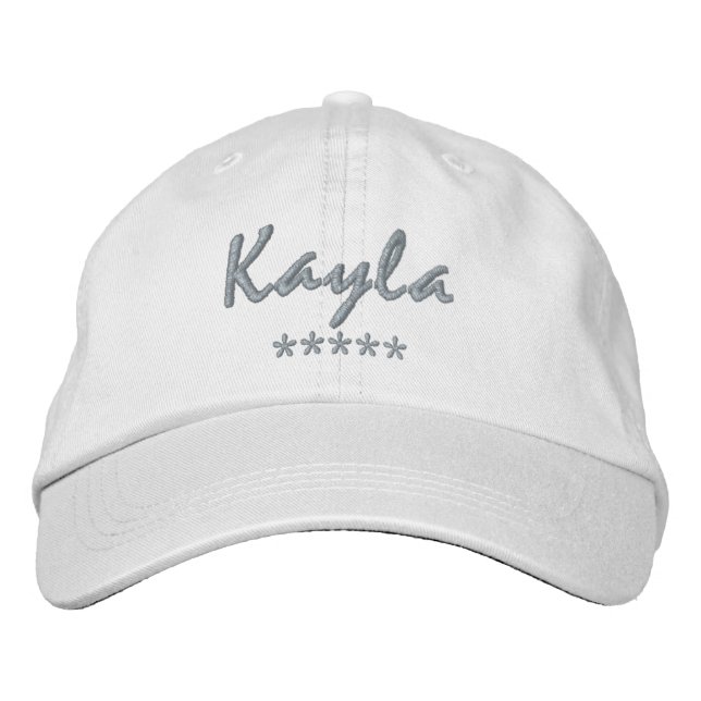 Casquette Brodée Nom de Kayla (Devant)