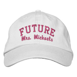 Casquette Brodée Nom de mariée personnalisé brodé