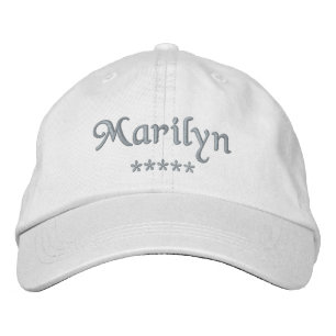 Casquette Brodée Nom de Marilyn