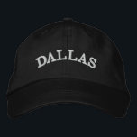 Casquette Brodée Nom de ville personnalisé Style minimaliste simple<br><div class="desc">Montrez la fierté de votre ville natale avec ce casquette de baseball brodé de nom de ville! Doté d'un design minimaliste élégant et d'un texte personnalisé, il est l'accessoire parfait pour l'usure quotidienne ou le voyage. *Si votre nom de ville est plus long que celui-ci et ne convient pas, veuillez...</div>
