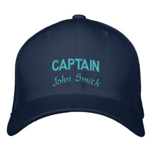Casquette Brodée Nom du capitaine personnalisé