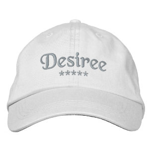 Casquette Brodée Nom du desiree