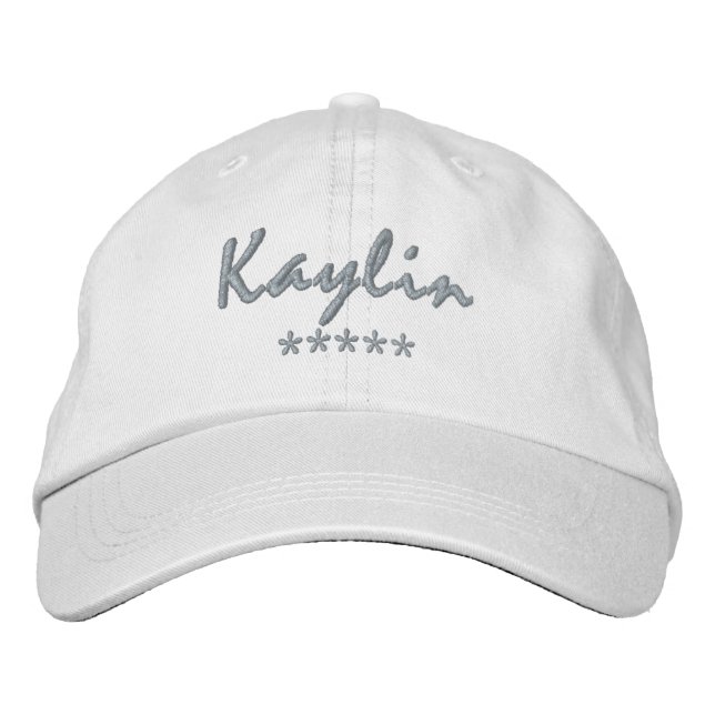 Casquette Brodée Nom du Kaylin (Devant)
