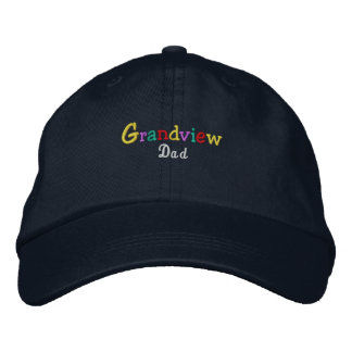 Casquette Brodée Nom Nation_Grandview Papa multicolore