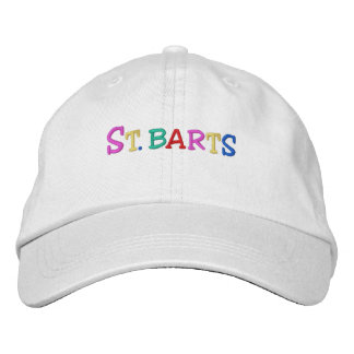 Casquette Brodée Nom Nation_St. Barres multicolores