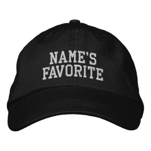 Casquette Brodée Nom personnalisé Texte favori Cadeau d'anniversair