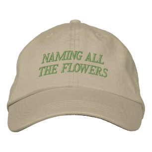 Casquette Brodée Nommer toutes les fleurs 