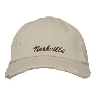 Casquette Brodée Notes musicales de Nashville