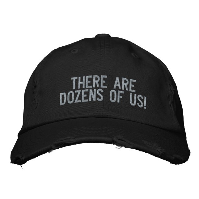 Casquette Brodée "Nous sommes des dizaines !" (Devant)