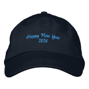 Casquette Brodée Nouveau Début Nouvel An 2026 Vœux-Chapeau Élégant