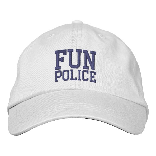 Casquette Brodée Nouveauté policière amusante (Devant)