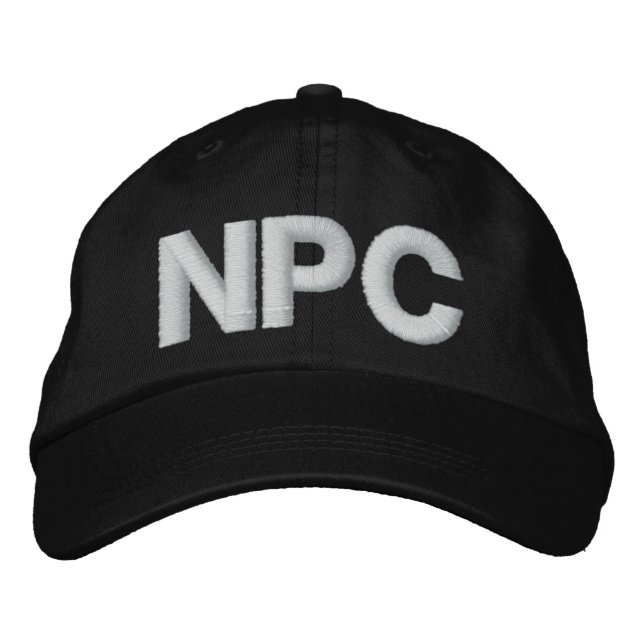 CASQUETTE BRODÉE NPC (Devant)
