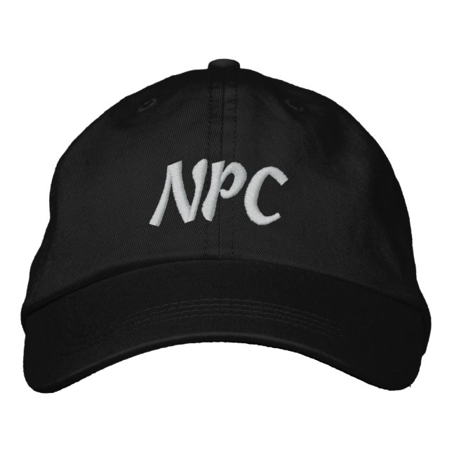 CASQUETTE BRODÉE NPC (Devant)