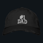 Casquette Brodée Numéro 1 papa<br><div class="desc">Numéro 1 Papa Casquette brodé</div>