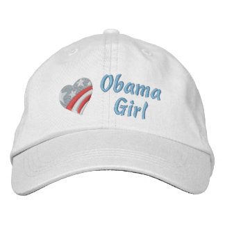 Casquette Brodée Obama Girl
