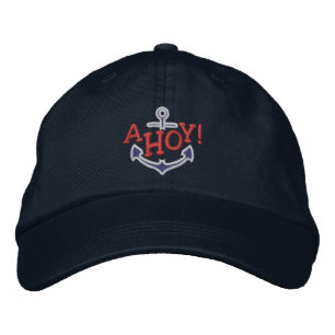 Casquette Brodée OH ! Broderie nautique de salutations