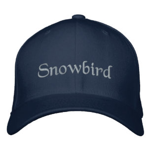 Casquette Brodée Oiseau de neige