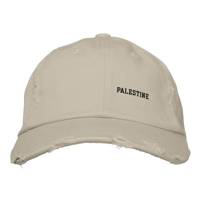 CASQUETTE BRODÉE PALESTINE (Devant)