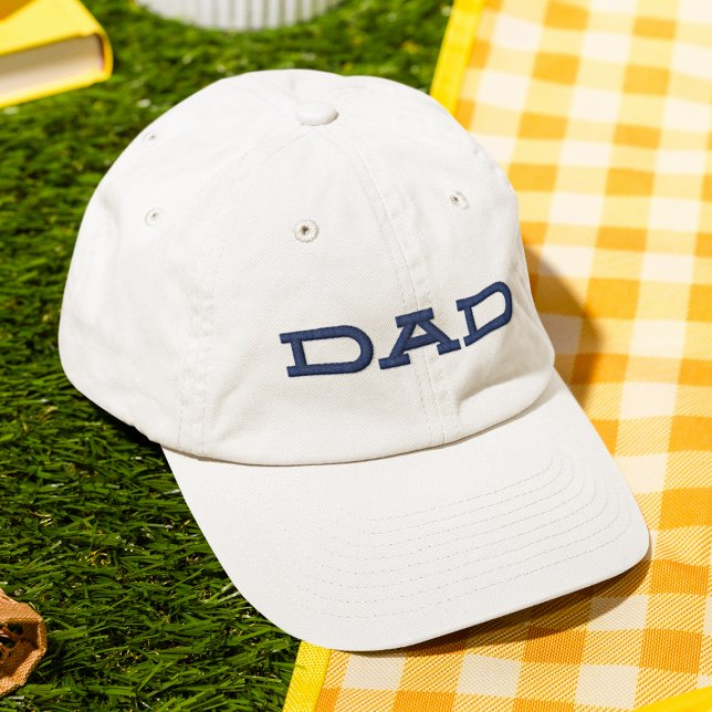 Casquette Brodée Papa Cool simple Typographie moderne personnalisée (Créateur téléchargé)