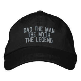 Casquette Brodée Papa l'homme, le mythe, la fête des pères de
