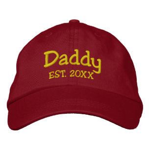 Casquette Brodée Papa reconnu Personnalisé Noir