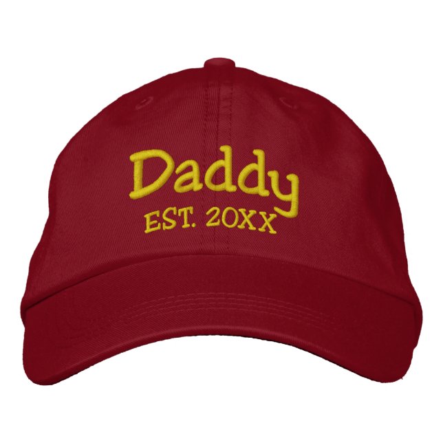Casquette Brodée Papa reconnu Personnalisé Noir (Devant)